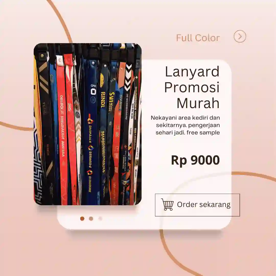 Lanyard Promosi Murah Kediri